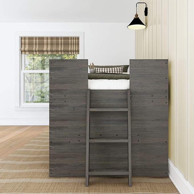 Max & Lily Modern Farmhouse Twin Low Loft Bed - Image 7