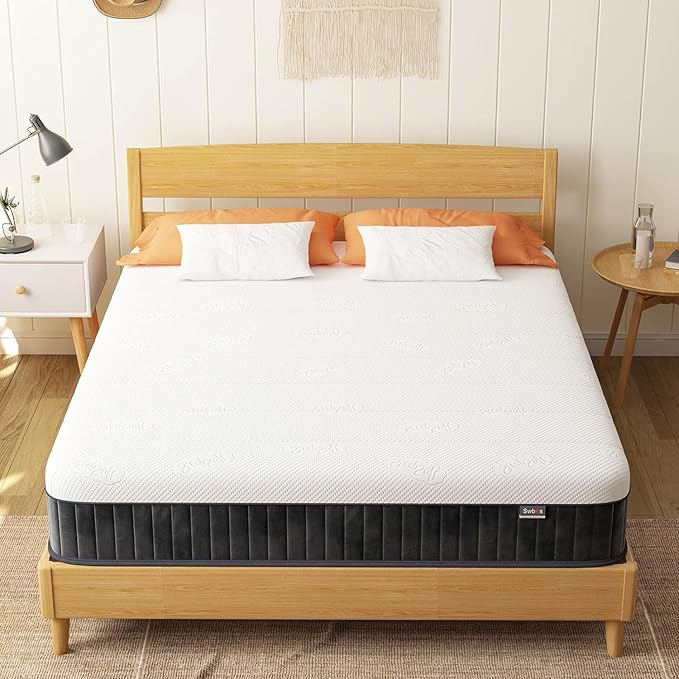 Firm Queen Mattress, 12 Inch Memory Foam Firm Queen Mattress Size - Image 4