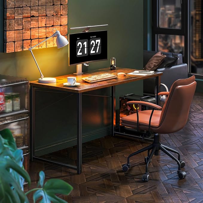 Coleshome 48 Inch Computer Desk, Modern Simple Style Desk - Image 5
