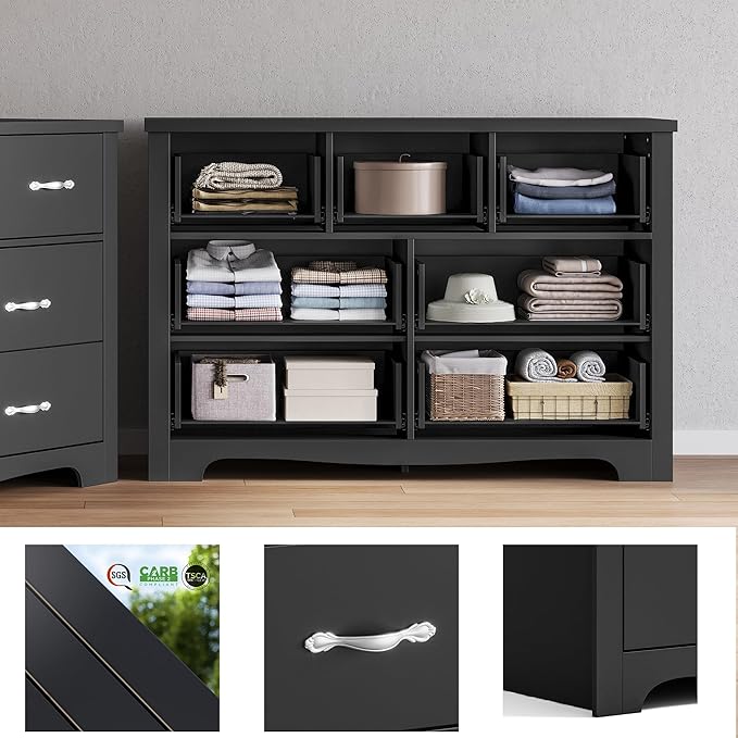 LINSY HOME 7 Drawers Dresser for Bedroom, Modern Storage Dresser - Image 5