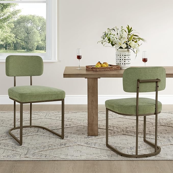 Dining Chairs Set of 4, Upholstered Modern Kitchen Chairs - Image 6