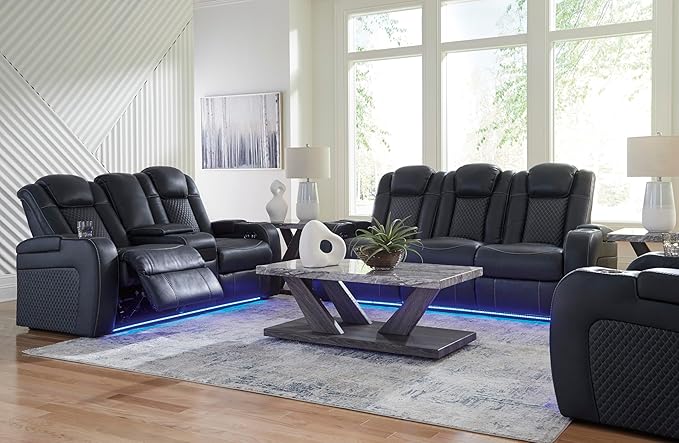 Signature Design by Ashley Fyne-Dyme Contemporary Power Reclining Sofa - Image 18