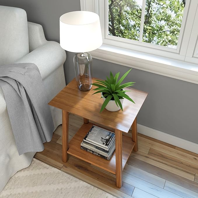 Plank+Beam Wooden Side Table - Image 6