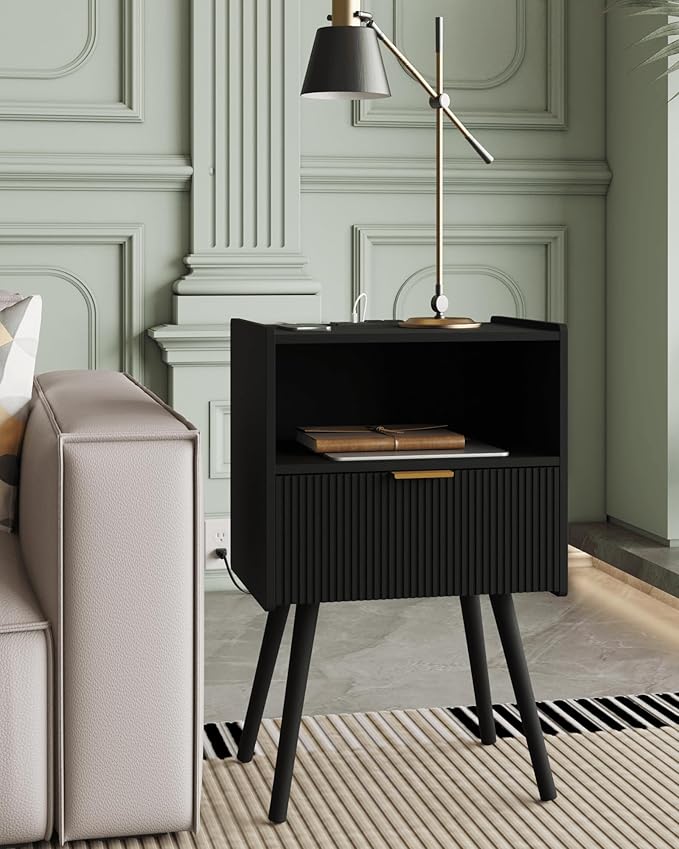 Nightstand, Modern Bedside Table - Image 5