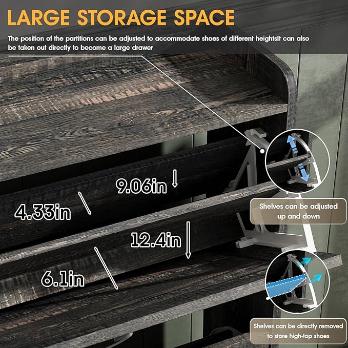 Maupvit Shoe Storage Cabinet - Image 7