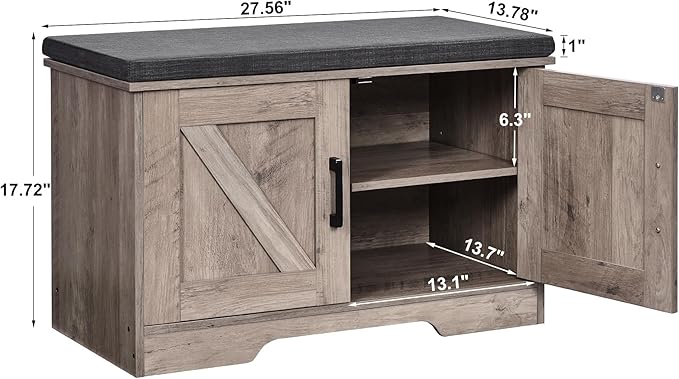 2-Tier Storage Bench, Shoe Bench - Image 3