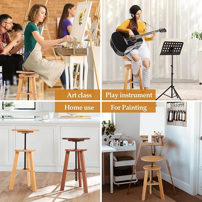 VISWIN Adjustable Drafting Stool - Image 5