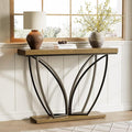 LITTLE TREE Sofa Table, 41.3 Inch Industrial Behind Couch Furniture, Narrow by LITTLETREE