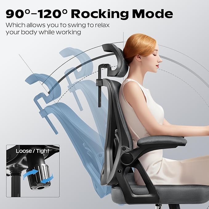 Ergonomic Office Chair, Home Office Desk Chair - Image 3