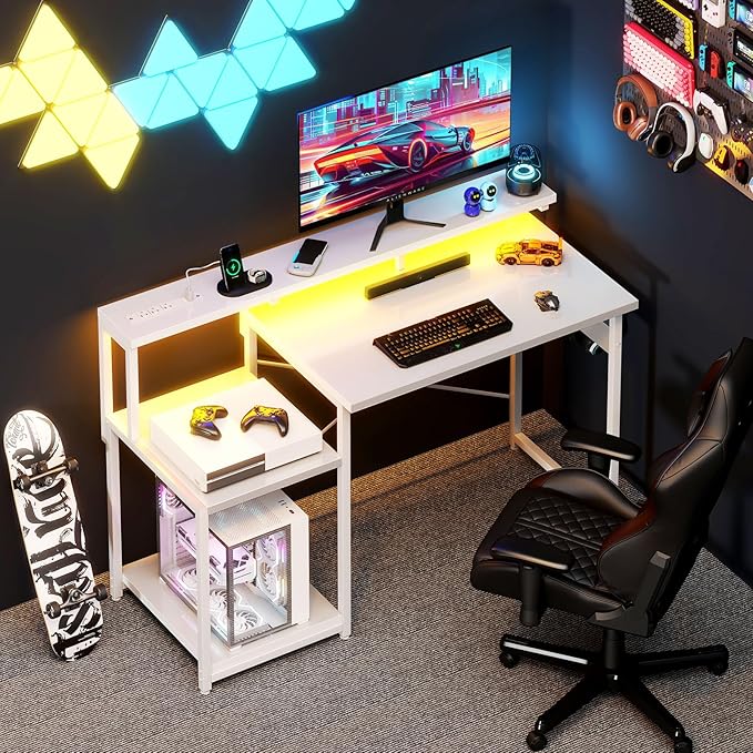 AODK Computer Desk, 48 Inch Gaming Desk - Image 2