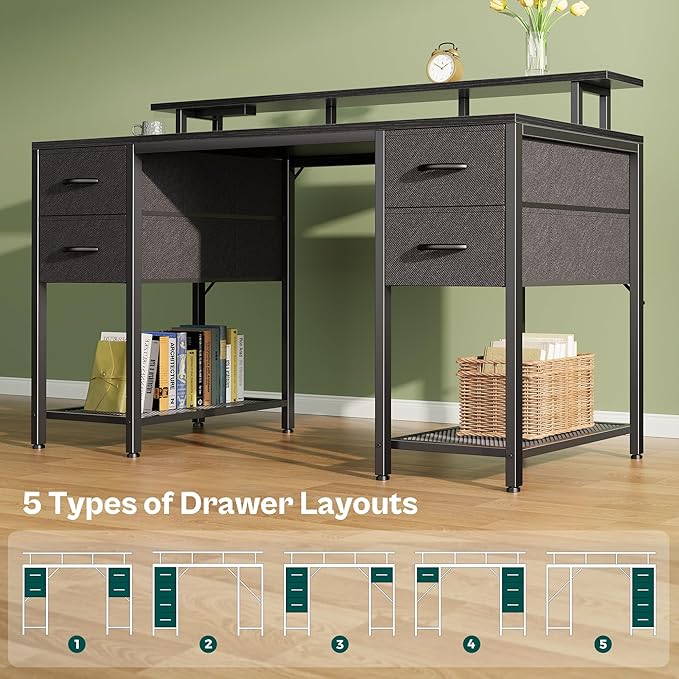 Huuger 55 inch Computer Desk - Image 8
