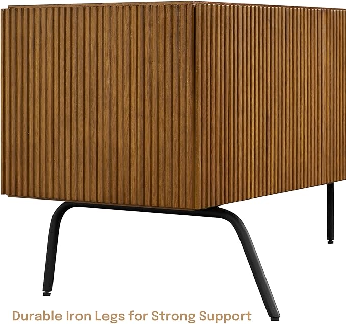 NTC Veil TV Stand with 4 Doors for TVs up to 75’’, Media Console with Vertical - Image 9