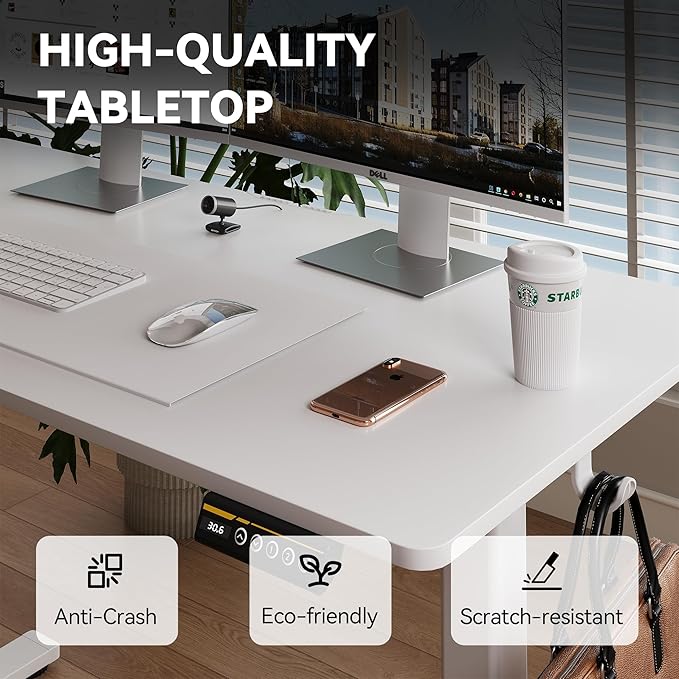 Electric Standing Desk Adjustable Height 40"x24" Stand Up Desk - Image 8