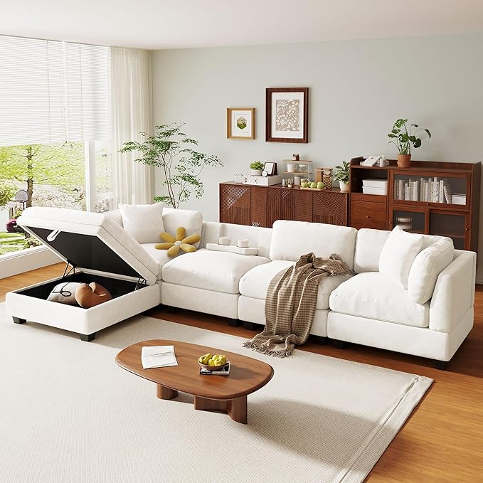 Merax Modern Upholstered Modular Sectional Sofa by Merax