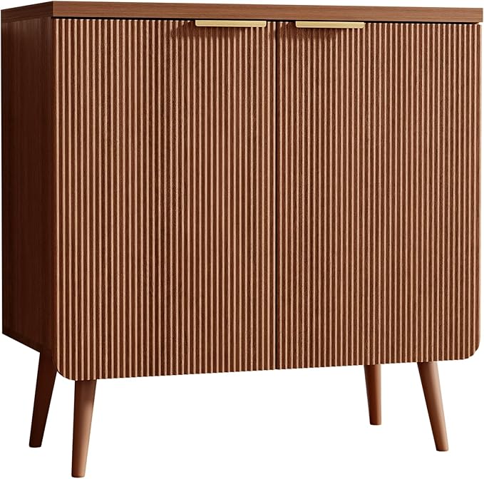 Sideboard Buffet Cabinet with Storage, 2 Doors Wood Entryway Cabinet, Modern - Image 7