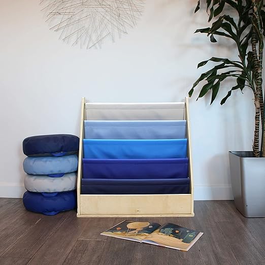 Factory Direct Partners 13745-NVPB Birch SoftScape Sling Book Display, 4-Shelf - Image 2
