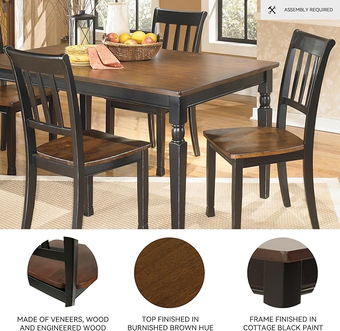 Signature Design by Ashley Owingsville Modern Farmhouse Dining Room Side Chair - Image 4