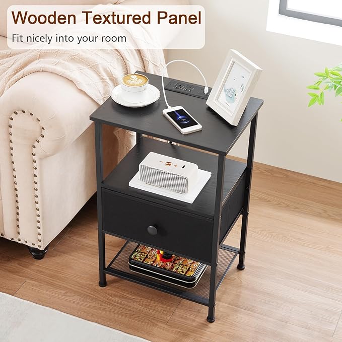Night Stand Set 2, End Tables Living Room - Image 8