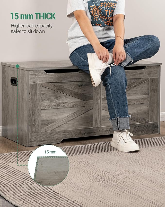 39.4" Storage Chest, Extra Large Storage Trunk - Image 7