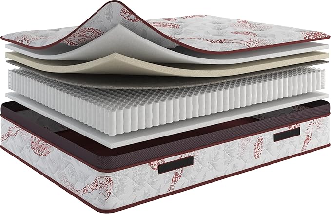 Ottomanson Queen 13" Luxury I Eurotop Mattress, Medium-Firm Memory Foam Comfort - Image 3