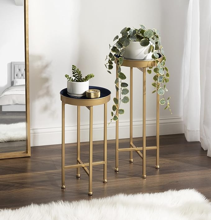 Kate and Laurel Celia Modern Side Table, Sophisticated End Tables - Image 2
