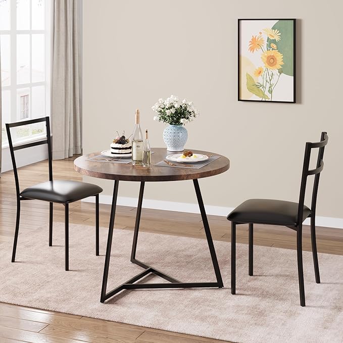 CABIHOME Dining Table Set for 2, Kitchen Table Set for 2, Kitchen Table Set - Image 8