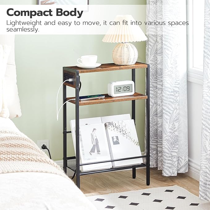 HOOBRO Small Narrow Side Table - Image 5