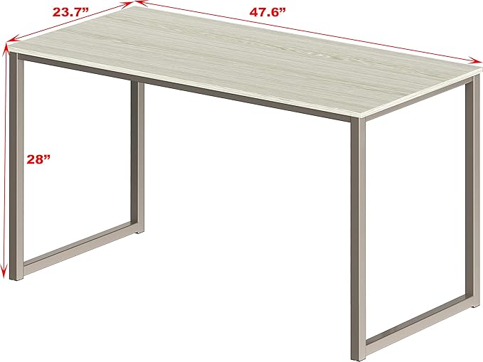 SHW Mission 48-Inch Home Office Computer Desk - Image 3