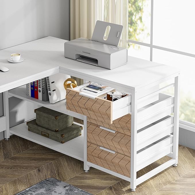 LITTLE TREE 59-Inch L Shaped Desk - Image 7