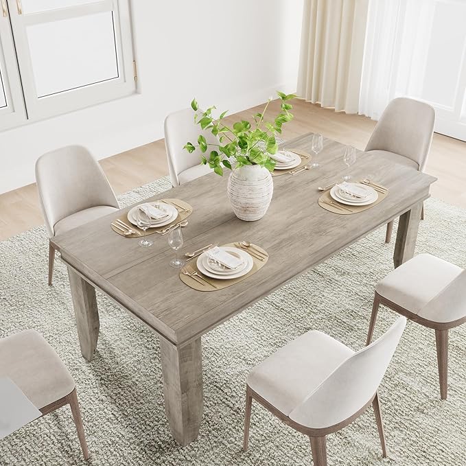 GarveeHome Farmhouse Dining Table - Image 5