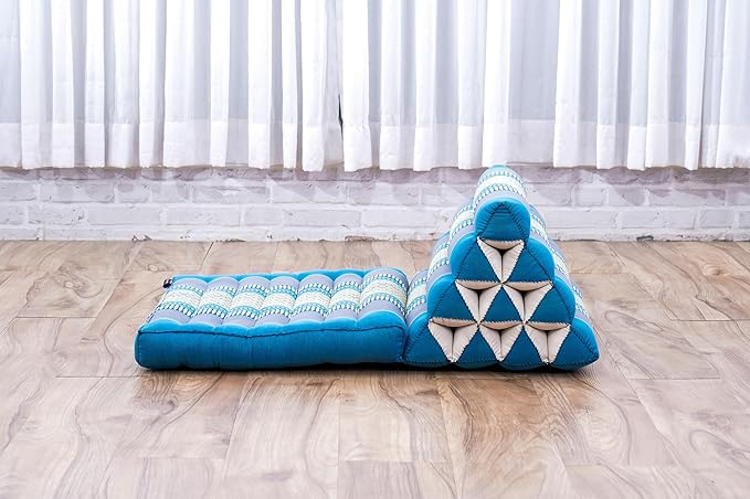 Leewadee 1-Fold Mat with Triangle Cushion – Comfortable TV Pillow, Foldable - Image 6