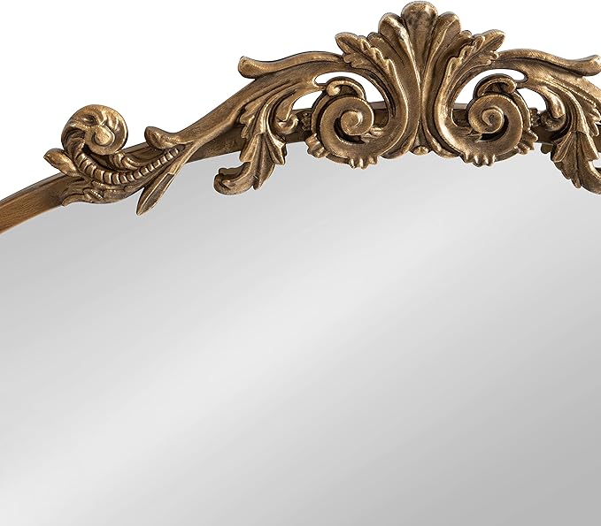 Kate and Laurel Arendahl Traditional Arch Mirror, Baroque Inspired Wall Decor - Image 6