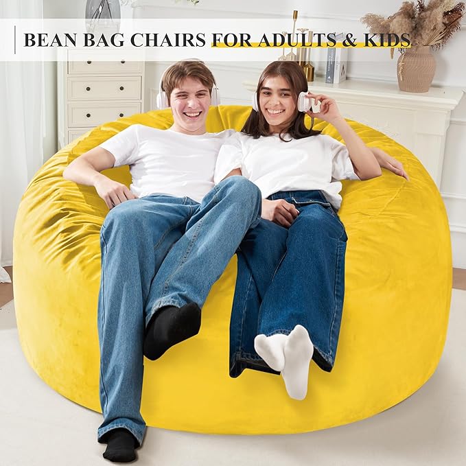 Homguava 5 FT Bean Bag Chair: 5' Bean Bags - Image 3