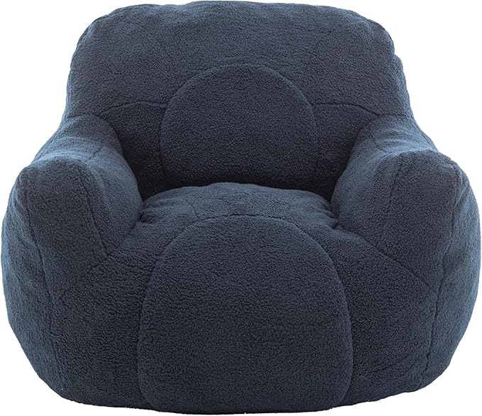 Furniliving Bean Bag Chair, Giant Bean Bag Chair Stuffed Floor Sofa - Image 9