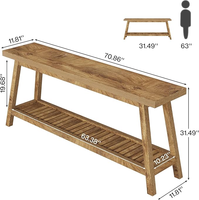 Tribesigns 70.86-Inch Console Table - Image 2