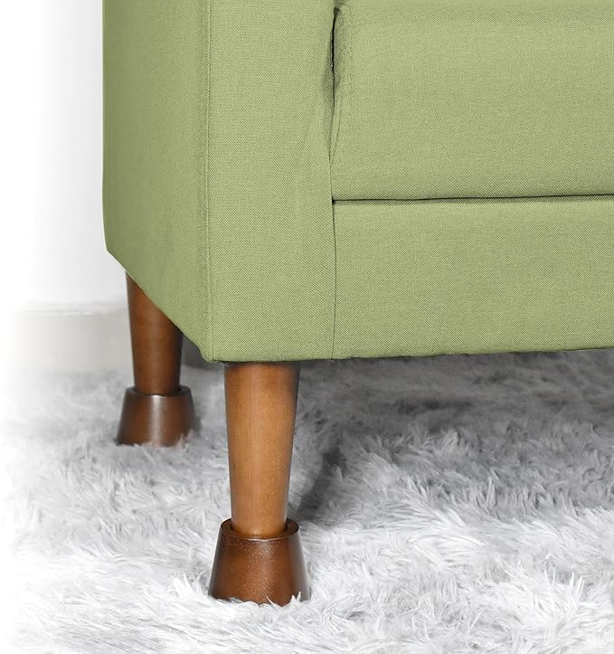 Sopicoz Wooden Furniture Risers 2 Inch Tapered Bed Risers Set of 6, Heavy Duty - Image 4
