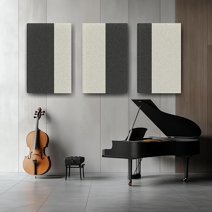3-Pack Stitched Fabric Acoustic Panels Sound Absorbing, 3-Piece 35.5x23.6 - Image 7