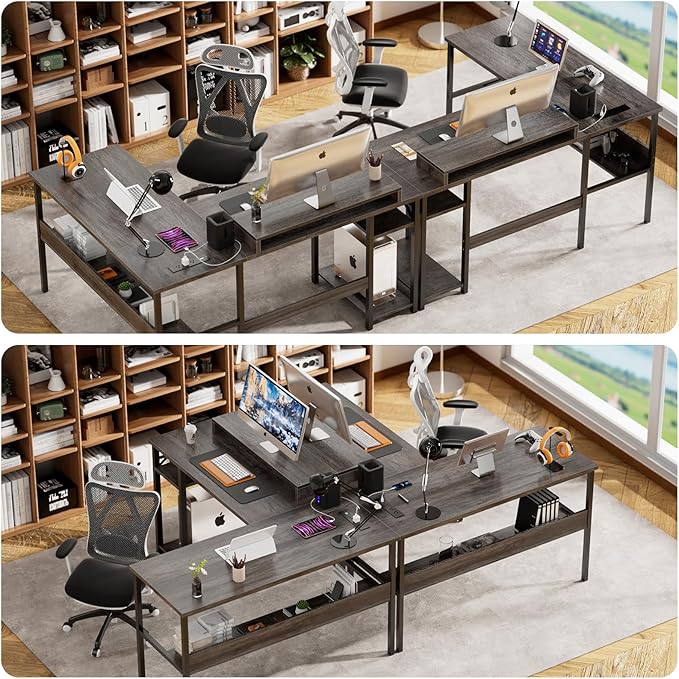 Unikito Reversible L Shaped Desk - Image 4
