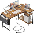 Small L Shaped Computer Desk by MERICONIA