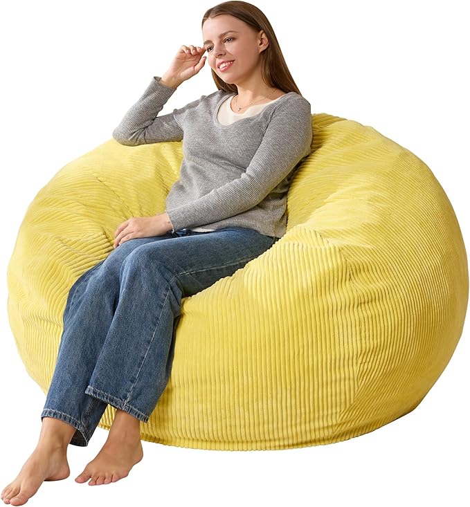 3.5FT Bean Bag Chairs Teardrop Bean Bag Chair - Image 9