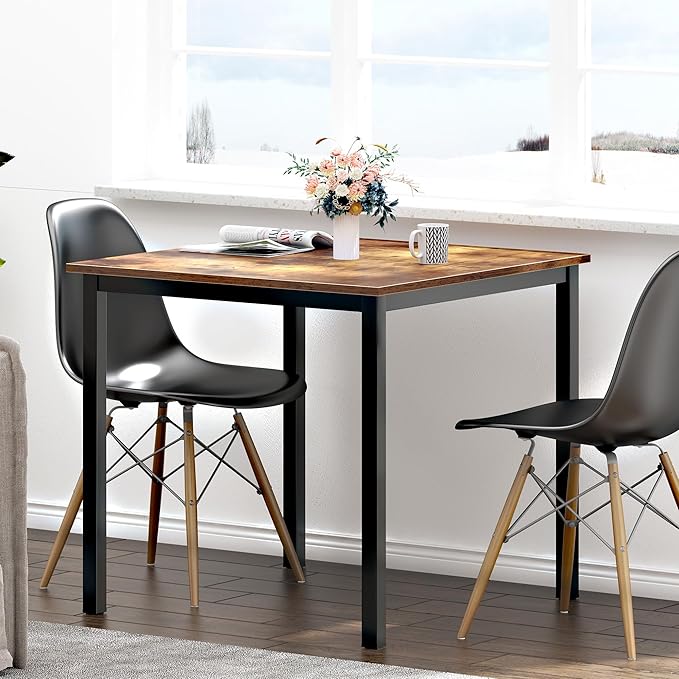 Need Small Square Dining Table- 31-1/2'' Sturdy and Heavy Duty Writing Desk - Image 5