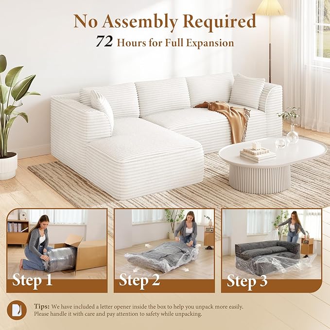 Vesgantti 106" Boneless Couch - Image 4