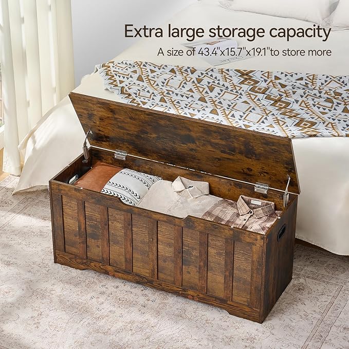 43.3"Storage chest extra large, storage trunk - Image 5