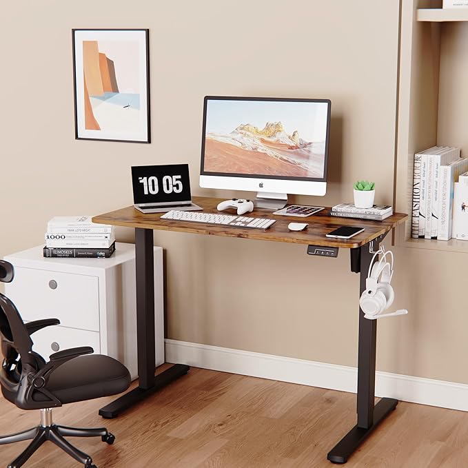 Electric Standing Desk Adjustable Height, 40x24 Inches Sit Stand up Desktop - Image 8