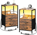 WLIVE Night Stand Set of 2 by WLIVE