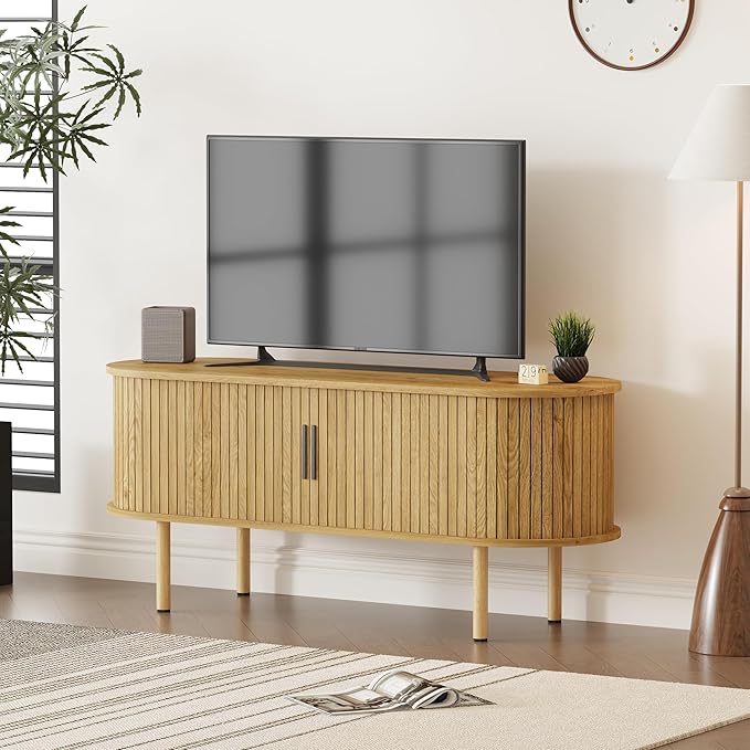 GarveeHome 47.2" TV Stand, Modern TV Console Table by GarveeHome