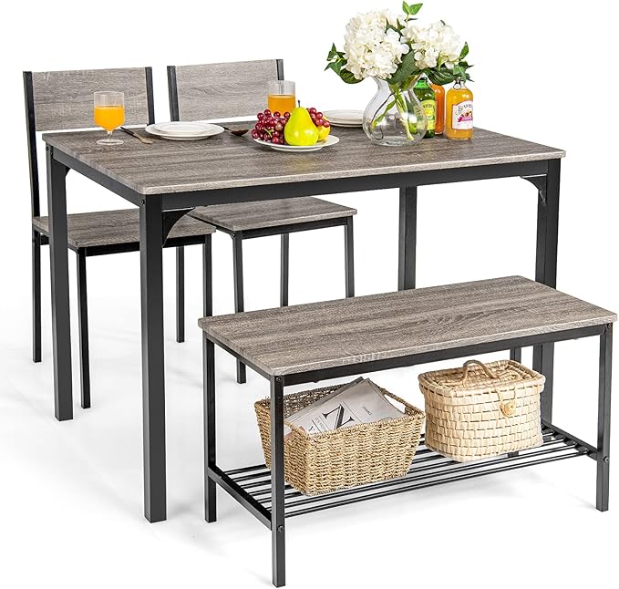 Giantex Dining Table Set for 4, Kitchen Table by Giantex