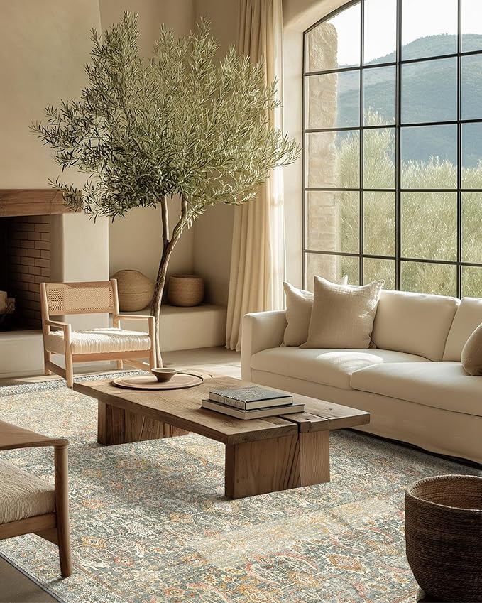 5X7 Area Rugs Machine Washable Rugs - Image 4