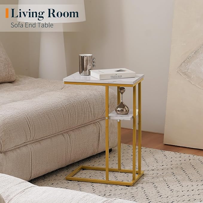 Yoobure C Shaped End Table, Side Table - Image 5