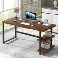 FOLUBAN Modern Computer Desk for Home Office, Large Writing Table by FOLUBAN